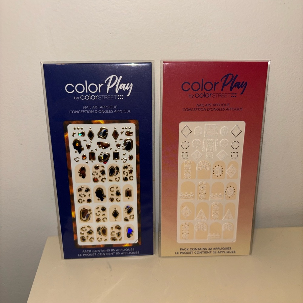 Nail Art Appliques - Leopard & Gold Designs